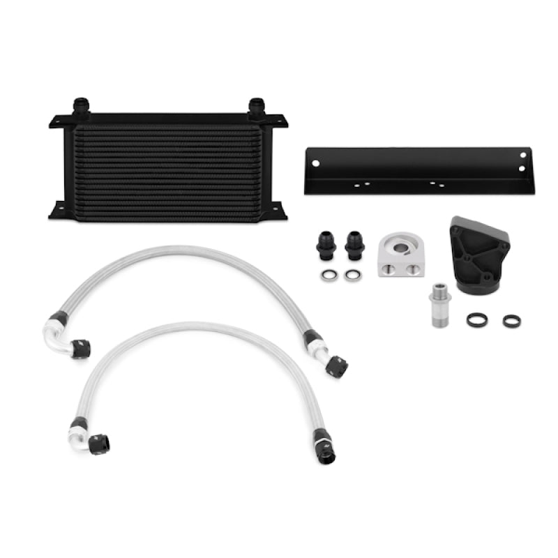 Mishimoto 10-11 Hyundai Gensis Coupe 3.8L Black Oil Cooler Kit - DTX Performance