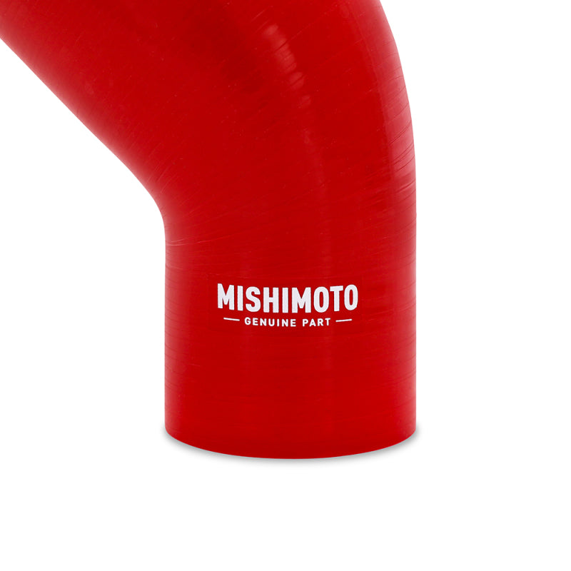 Mishimoto Silicone Reducer Coupler 45 Degree 2in to 2.25in - Red - DTX Performance