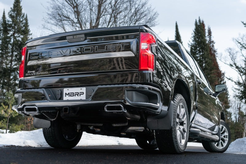 MBRP 2019 Chevrolet Silverado 1500 4.3L/5.3L 2.5in Cat Back Dual Rear Exit - T304 - DTX Performance