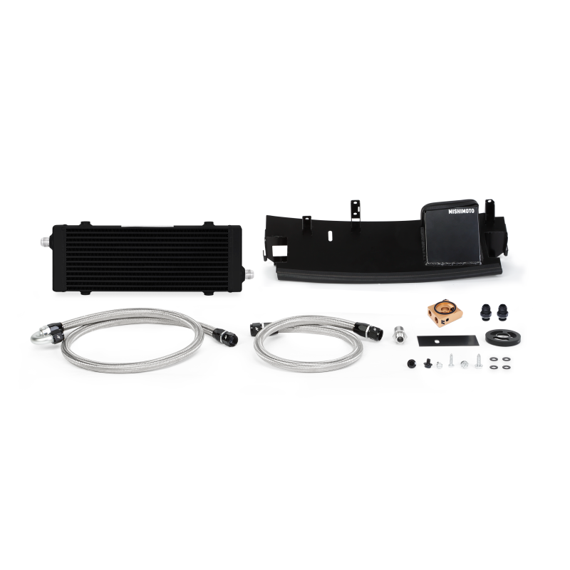 Mishimoto 2016+ Ford Focus RS Thermostatic Oil Cooler Kit - Black - DTX Performance