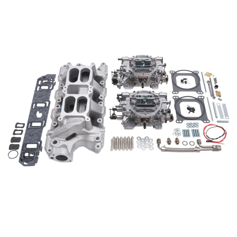 Edelbrock Dual Quad Kit RPM Air-Gap 289-302 Ford - DTX Performance