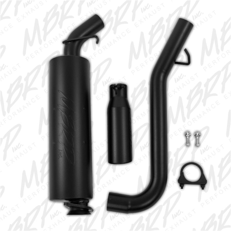 MBRP 2000-2006 Jeep Wrangler (JK) Inline-4 2.5L Inline-6 4.0L Cat Back Single Side - DTX Performance