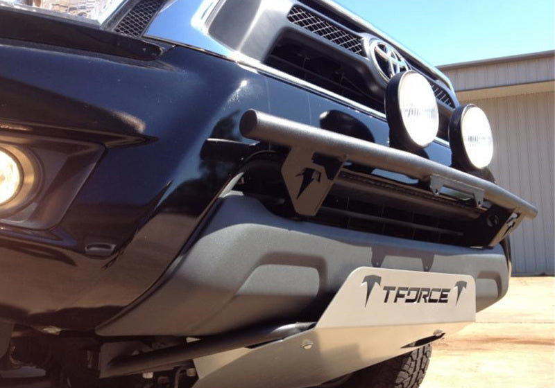 N-Fab Light Bar 12-15 Toyota Tacoma - Tex. Black - Light Tabs w/o License Plate Tabs - DTX Performance