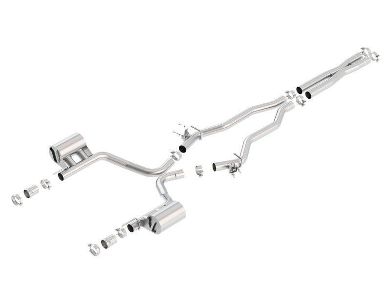 Borla 2015-2022 Charger SRT 392 / Scat Pack 6.4L Atak Catback Exhaust Single Split Rear Exit - DTX Performance