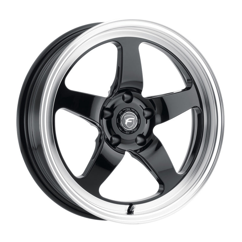 Forgestar D5 Drag 17x5.0 / 5x114.3 BP / ET-21 / 2.125in BS Gloss Black Wheel - DTX Performance