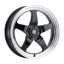 Load image into Gallery viewer, Forgestar D5 Drag 17x5.0 / 5x114.3 BP / ET-21 / 2.125in BS Gloss Black Wheel - DTX Performance