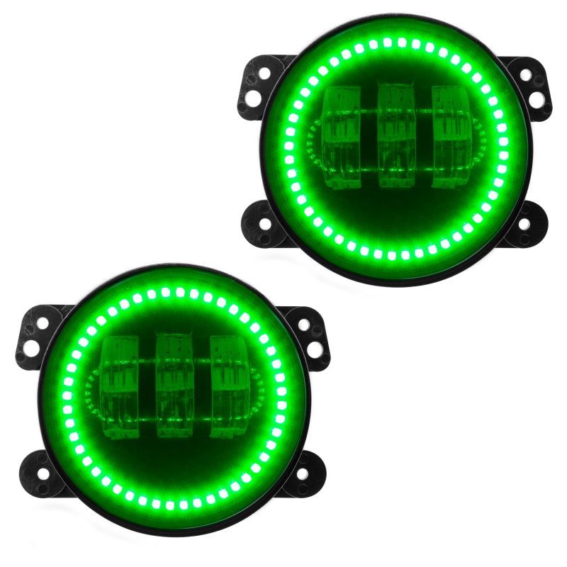 Oracle High Powered LED Fog Lights - Green - DTX Performance