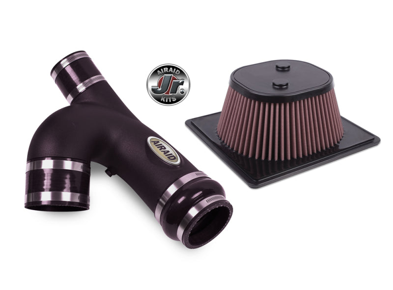 Airaid Jr. Intake Kit, Bifurcated Tube, Oiled / Red Media 11-14 Ford F-150 3.5L Ecoboost - DTX Performance