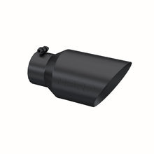 Load image into Gallery viewer, MBRP Universal Tip 6 O.D. Dual Wall Angled 4 inlet 12 length - Black Finish - DTX Performance