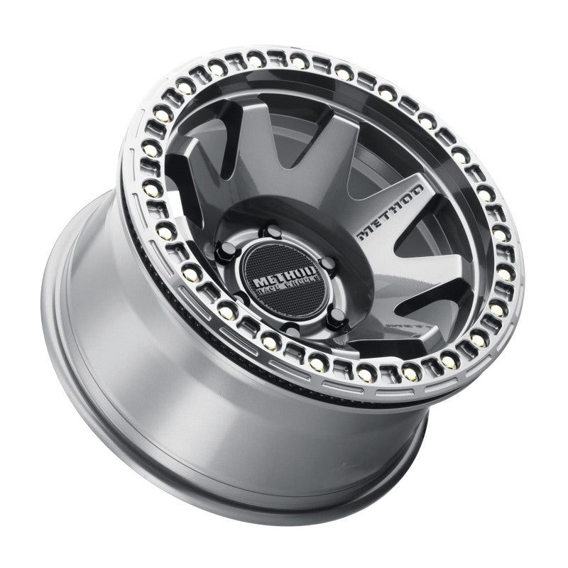 Method MR108 17x9 -44mm Offset 6x5.5 106.25mm CB Gloss Titanium w/BH-H24125-38 Wheel - DTX Performance