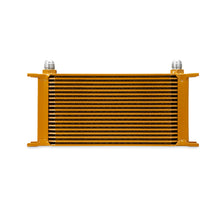 Load image into Gallery viewer, Mishimoto Universal 19 Row Oil Cooler - Gold - DTX Performance