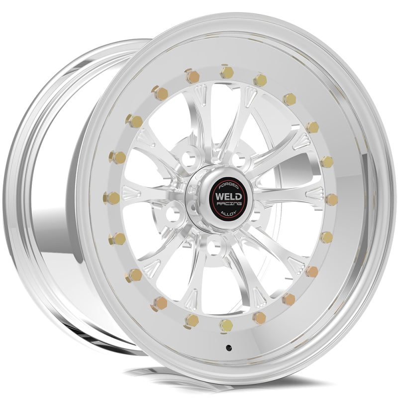 Weld Vitesse 15x8 / 5x4.75 BP / 3.5in. BS Polished Wheel - Non-Beadlock - DTX Performance