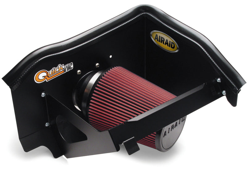 Airaid 04-13 Nissan Titan/Armada 5.6L CAD Intake System w/o Tube (Oiled / Red Media) - DTX Performance