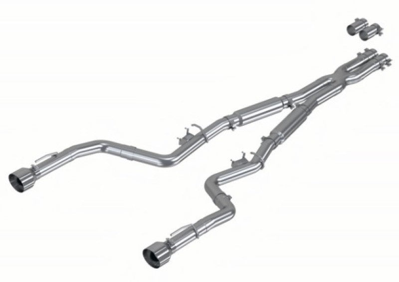 MBRP 17-21 Charger 5.7L 3in Dual Rear Exit Aluminized Catback Exhaust - DTX Performance