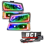 Oracle 03-06 Chevy Silverado Pre-Assembled Headlights w/Parking Lights- ColorSHIFT w/ BC1 Controller