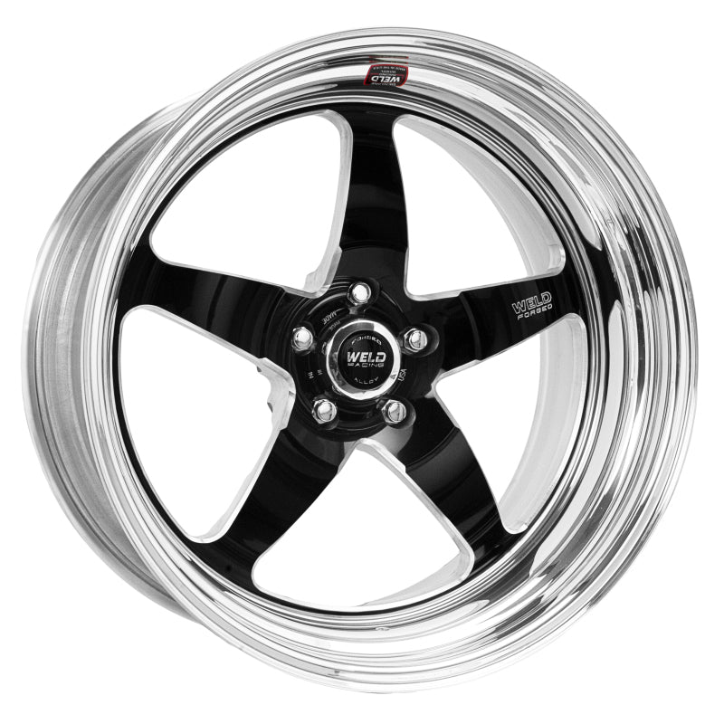 Weld S71 20x8 / 5x115mm BP / 5.3in. BS Black Wheel (High Pad) - Non-Beadlock - DTX Performance