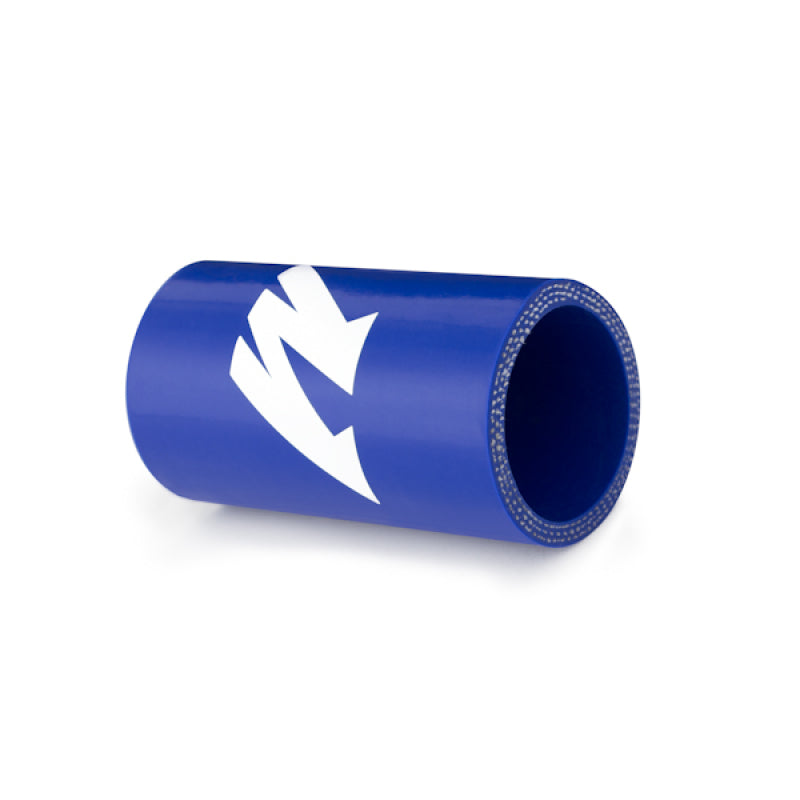 Mishimoto 1.375in Straight Blue Hose Coupler - DTX Performance