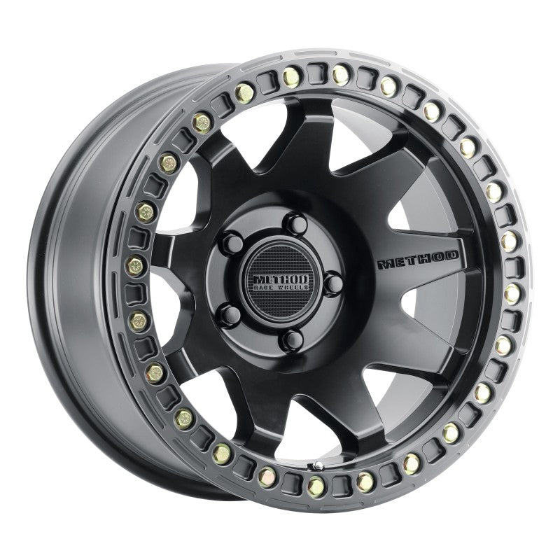 Method MR108 17x9 -44mm Offset 5x5 71.5mm CB Matte Black w/BH-H24125-38 Wheel - DTX Performance