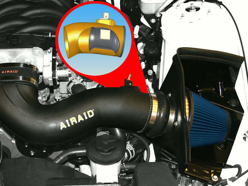 Airaid 05-09 Mustang GT 4.6L MXP Intake System w/ Tube (Dry / Blue Media) - DTX Performance