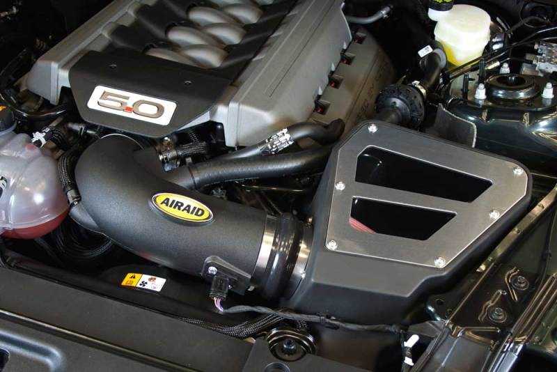 Airaid 2015 Ford Mustang 5.0L V8 Intake System (Oiled / Red Media) - DTX Performance