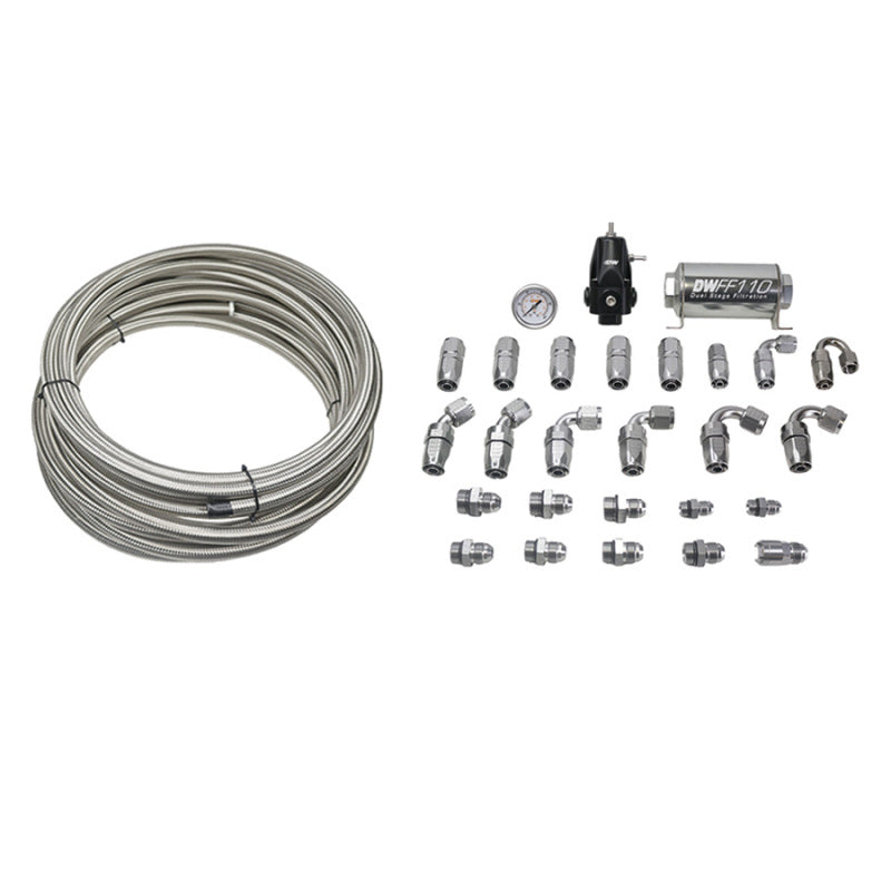 DeatschWerks 16-19 CTS-V/16-22 Camaro SS/17-22 Camaro ZL1 X2 Series Pump Module CPE Plumbing Kit - DTX Performance