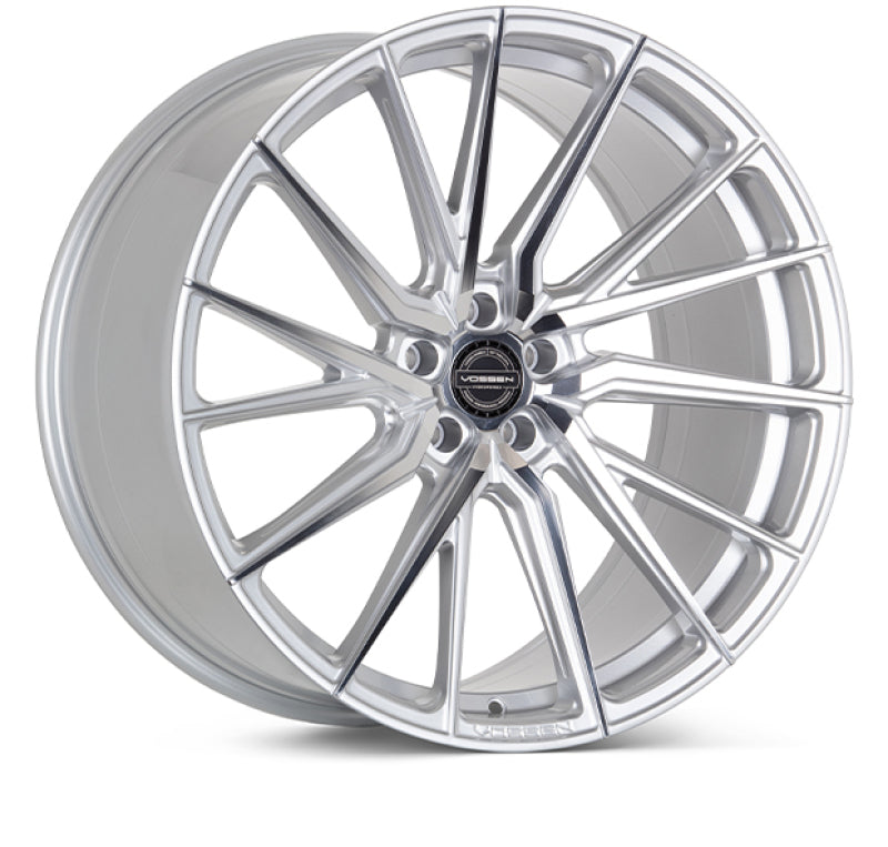 Vossen HF-4T 22x9 / 5x112 / ET32 / Flat Face / 66.5 - Silver Polished - Right Wheel - DTX Performance