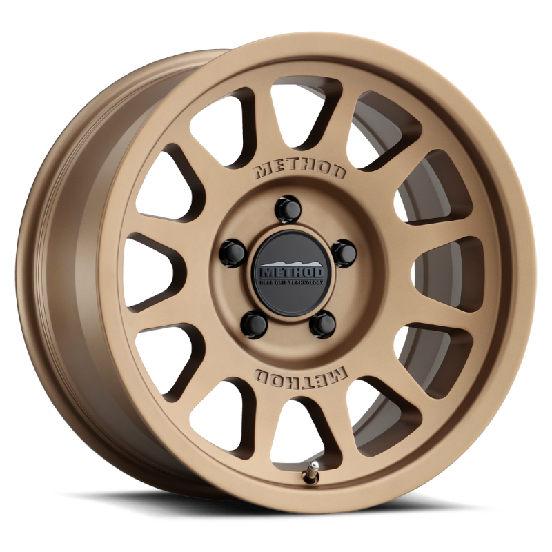 Method MR703 17x8.5 +35mm Offset 5x150 110.5mm CB Method Bronze Wheel - DTX Performance