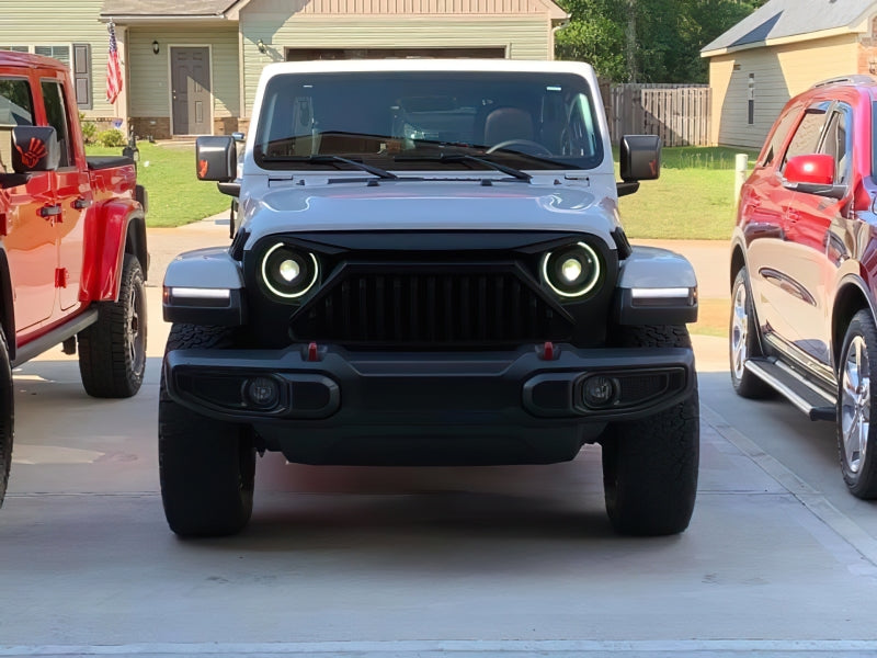 Oracle Oculus Bi-LED Projector Headlights for Jeep JL/Gladiator JT - Matte Black - 5500K - DTX Performance