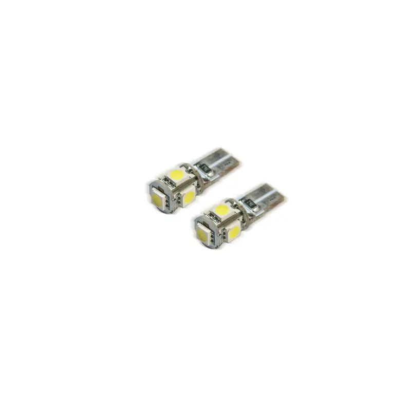 Oracle T10 5 LED 3 Chip SMD Bulbs (Pair) - Amber - DTX Performance