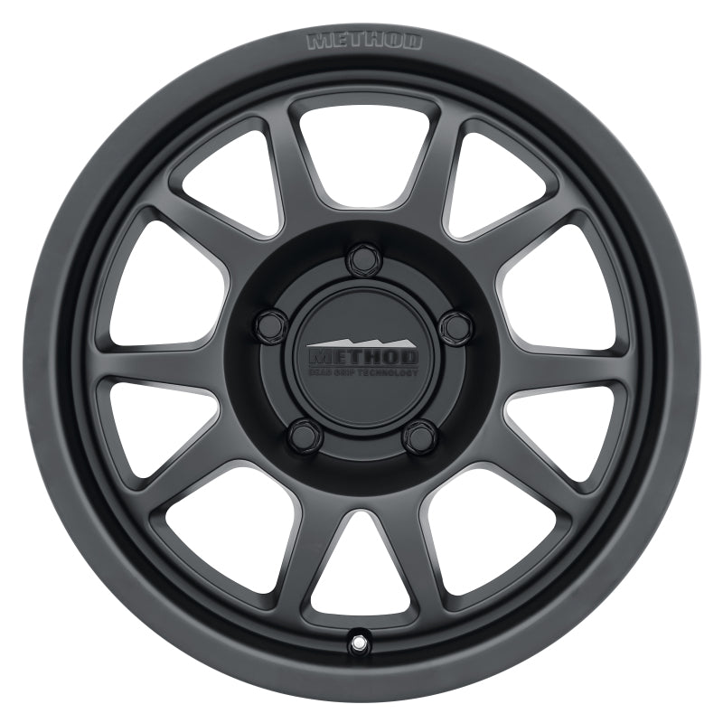 Method MR702 17x8.5 0mm Offset 5x5 71.5mm CB Matte Black Wheel - DTX Performance