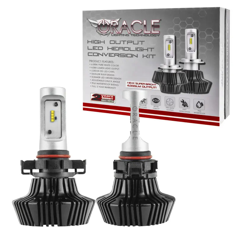 Oracle PSX24w/ 2504 4000 Lumen LED Headlight Bulbs (Pair) - 6000K - DTX Performance