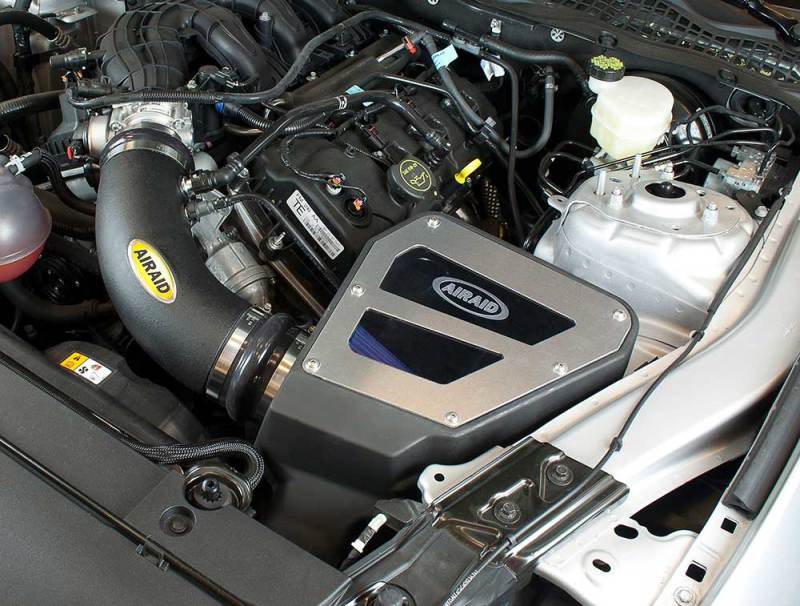 Airaid 2015 Ford Mustang 3.7L V6 Intake System (Dry / Blue Media) - DTX Performance