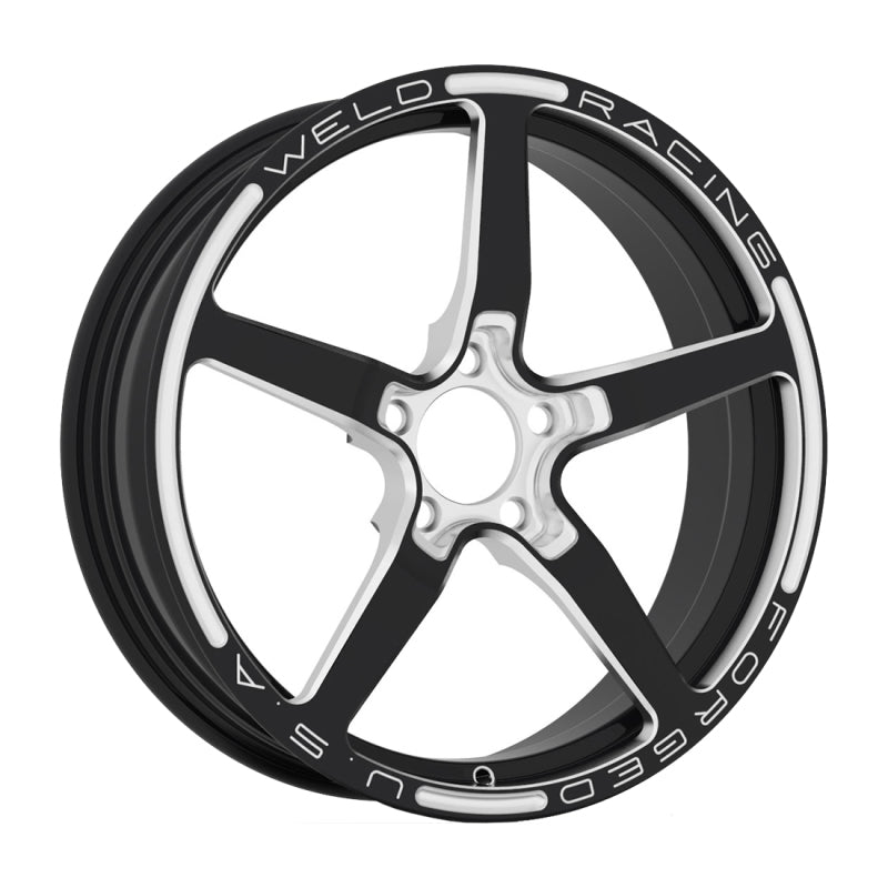 Weld Alumastar 1-Piece 18x6 / 5x4.75 BP / 4.25in. BS Black Wheel - DTX Performance