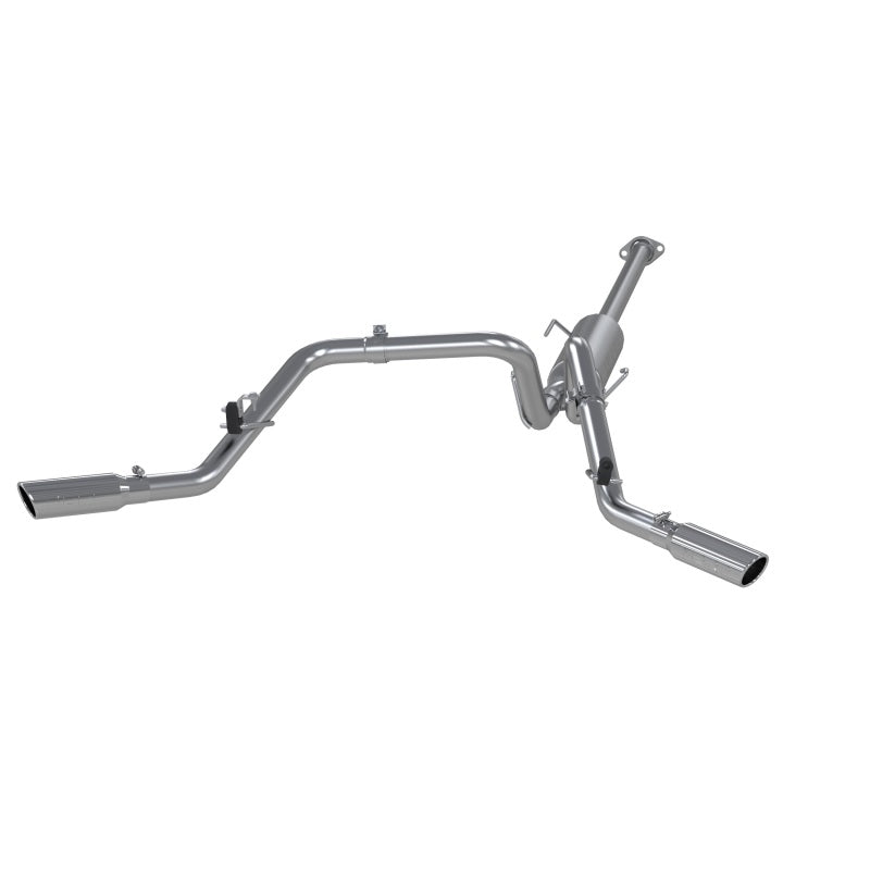 MBRP 05-13 Toyota Tacoma 4.0L EC/CC Dual Split Side T409 Cat Back Exhaust - DTX Performance