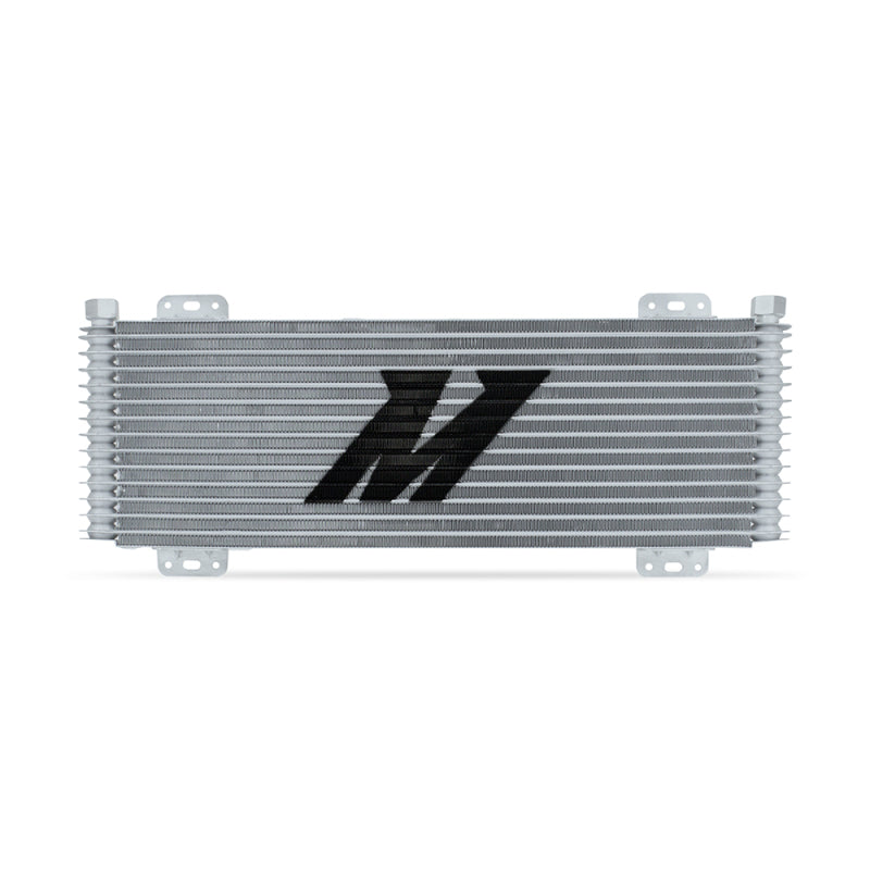 Mishimoto 13-Row Stacked Plate Transmission Cooler - Silver - DTX Performance