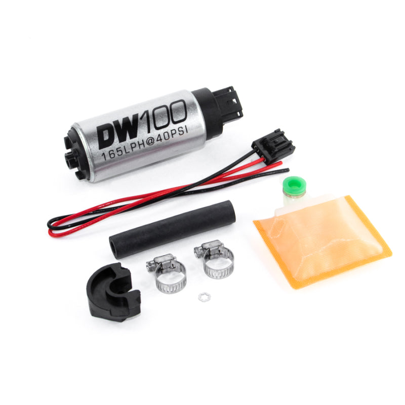 DeatschWerks 165 LPH In-Tank Fuel Pump w/ 89-94 Nissan 240sx Install Kit - DTX Performance