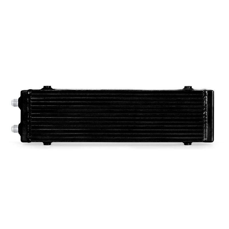 Mishimoto Universal Large Bar and Plate Dual Pass Black Oil Cooler - DTX Performance