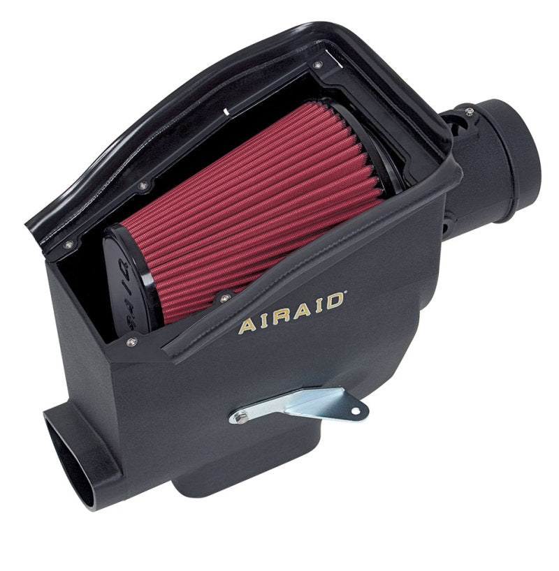 Airaid 08-10 Ford F-250/350 6.4L Power Stroke DSL MXP Intake System w/o Tube (Dry / Red Media) - DTX Performance