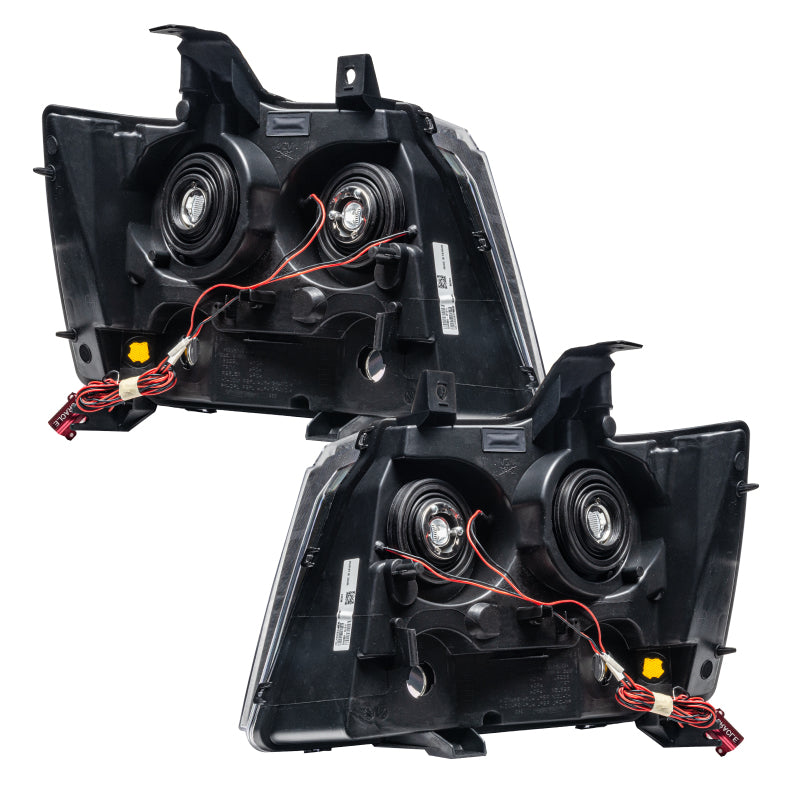 Oracle 07-13 Chevy Avalanche Pre-Assembed SMD Headlights - ColorSHIFT w/ 2.0 Controller - DTX Performance