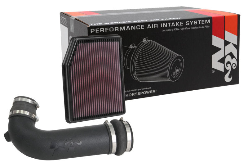 K&N 19-20 Chevrolet Silverado V6-4.3L Aircharger Performance Intake Kit - DTX Performance