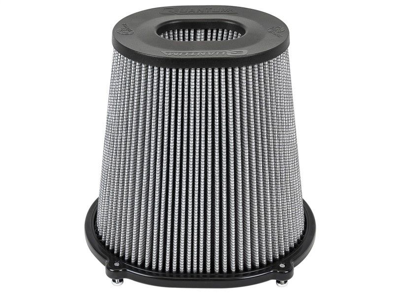 aFe Quantum Pro DRY S Air Filter Inverted Top - 5in Flange x 9in Height - Dry PDS - DTX Performance