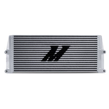 Load image into Gallery viewer, Mishimoto Heavy-Duty Oil Cooler - 17in. Same-Side Outlets - Silver - DTX Performance