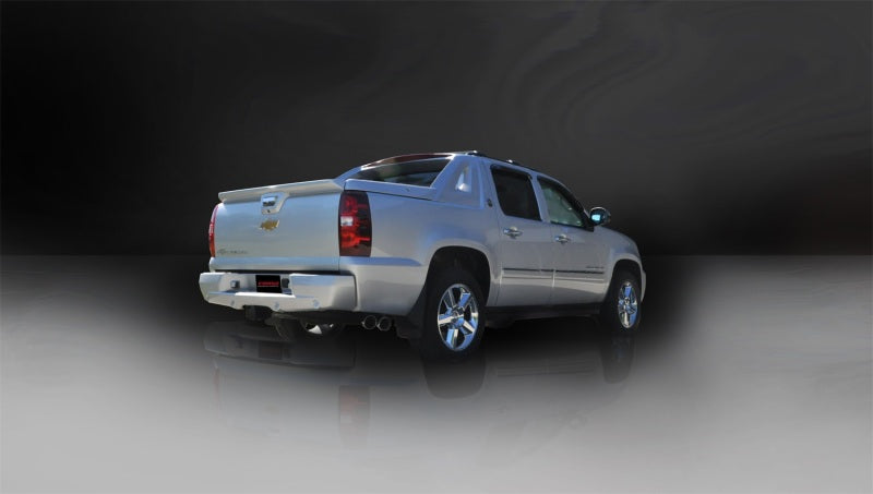 Corsa 09-13 Chevrolet Suburban 1500 5.3L V8 Polished Sport Cat-Back Exhaust - DTX Performance