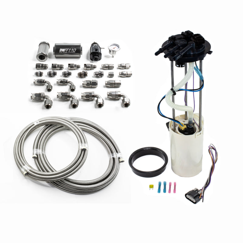 DeatschWerks 1999-2004 CM Truck DW400 Pump Module w/PTFE fuel lines - DTX Performance