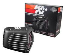 Load image into Gallery viewer, K&amp;N Street Metal Intake System for 08-16 Harley Davidson Touring Models - Shaker Black - DTX Performance