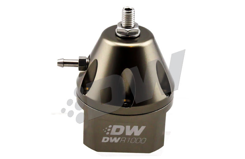 DeatschWerks DWR1000 Adjustable Fuel Pressure Regulator - Titanium - DTX Performance