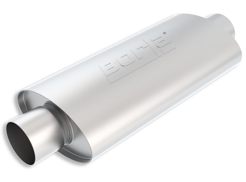 Borla XR-1 Racing Sportsman 3.5in. Outlet / 3.5in Inlet Oval Muffler - 5in Diameter x 15in Length - DTX Performance