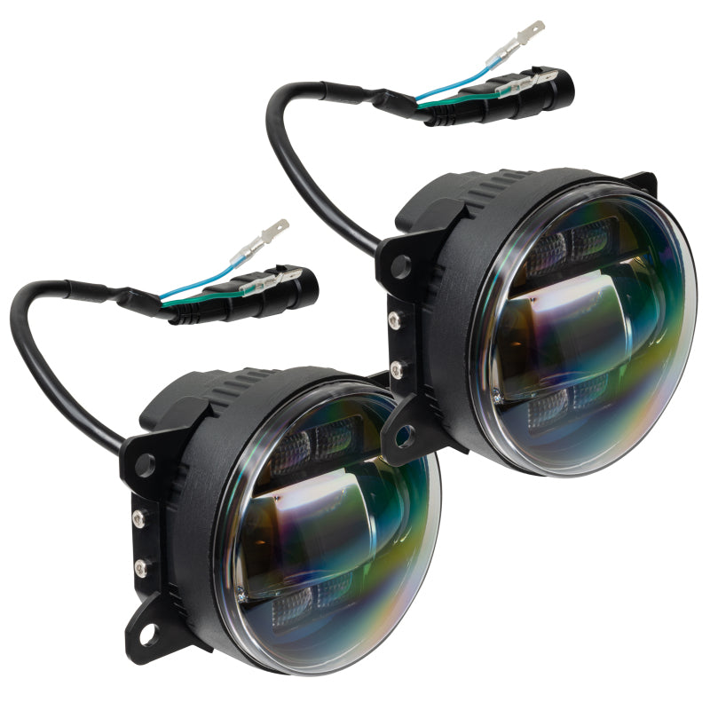 Oracle 4in High Performance LED Fog Light (Pair) - 6000K - DTX Performance