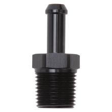 Load image into Gallery viewer, Edelbrock Hose Fittings Straight 1/2In NPT to 3/8In Barb Black Anodize - DTX Performance