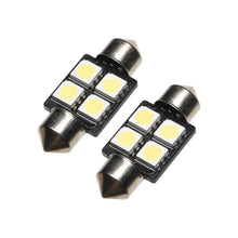 Load image into Gallery viewer, Oracle 33MM 4 LED 3-Chip Festoon Bulbs (Pair) - Cool White - DTX Performance